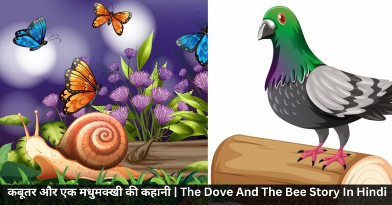 कबूतर और एक मधुमक्खी की कहानी The Dove And The Bee Story In Hindi